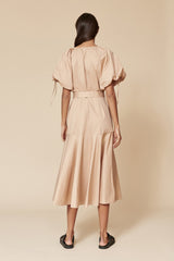 Hiti Dress in paled bark