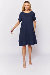 Mod Dress- Navy
