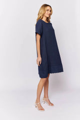 Mod Dress- Navy