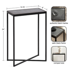 Jaspur Decorative Metal End Table