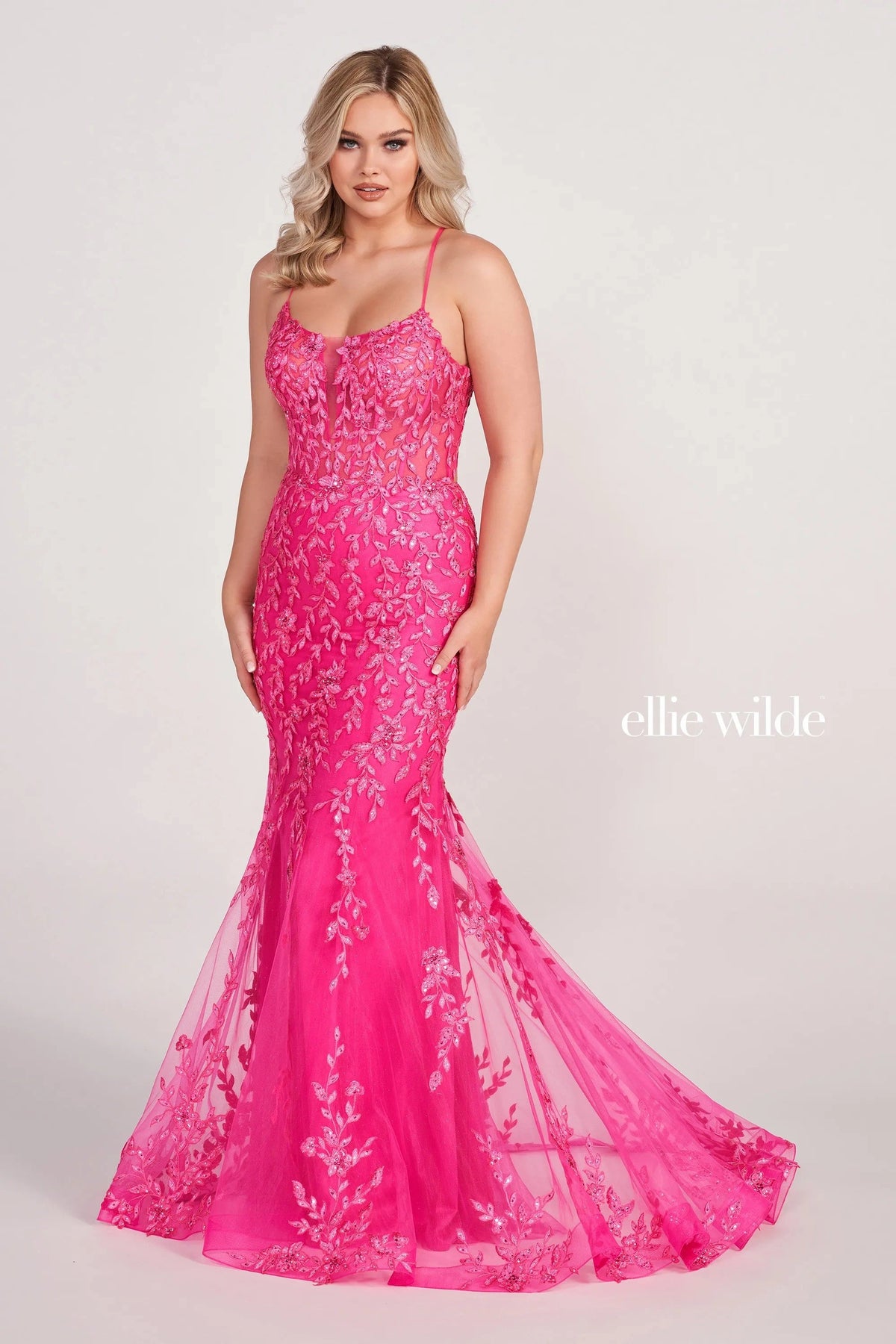 Mermaid Long Prom Dress by Ellie Wilde EW34090
