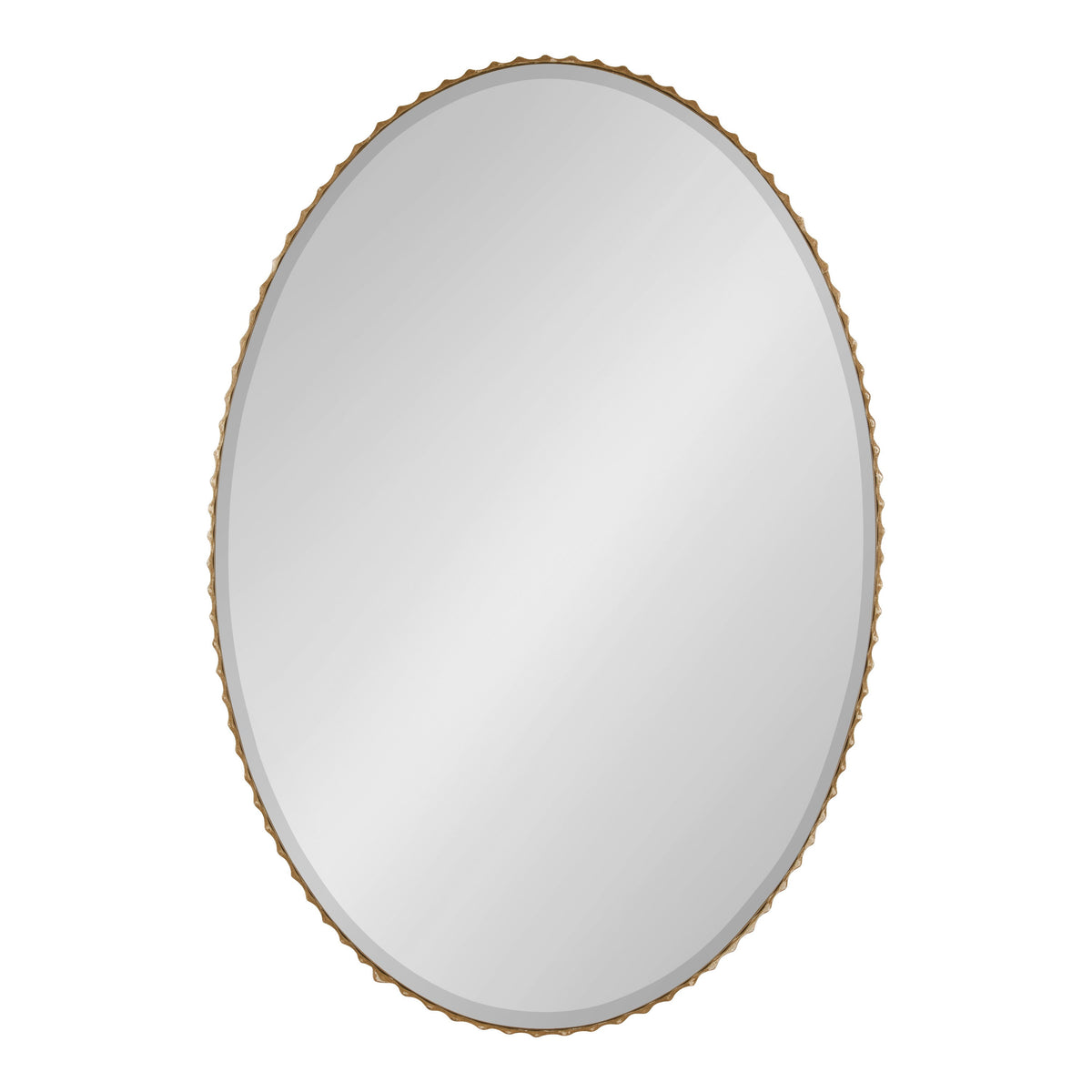 Elmora Fluted Oval Wall Mirror