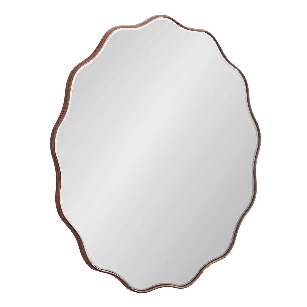 Viona Round Scalloped Mirror