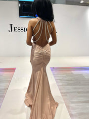 Jessica Angel Halter Long Formal Dress 846