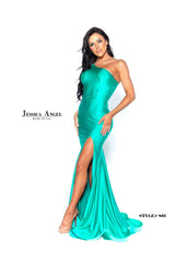 Jessica Angel One Shoulder Formal Long Dress 861