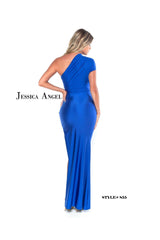 Jessica Angel One Shoulder Long Formal Dress 855