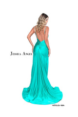 Jessica Angel Spaghetti Strap Long Formal Dress 918