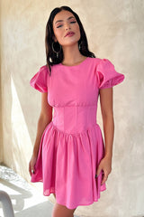 Jordyn Dress - Hot Pink