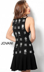 Jovani 63338 Short Embellished Contemporary Dress