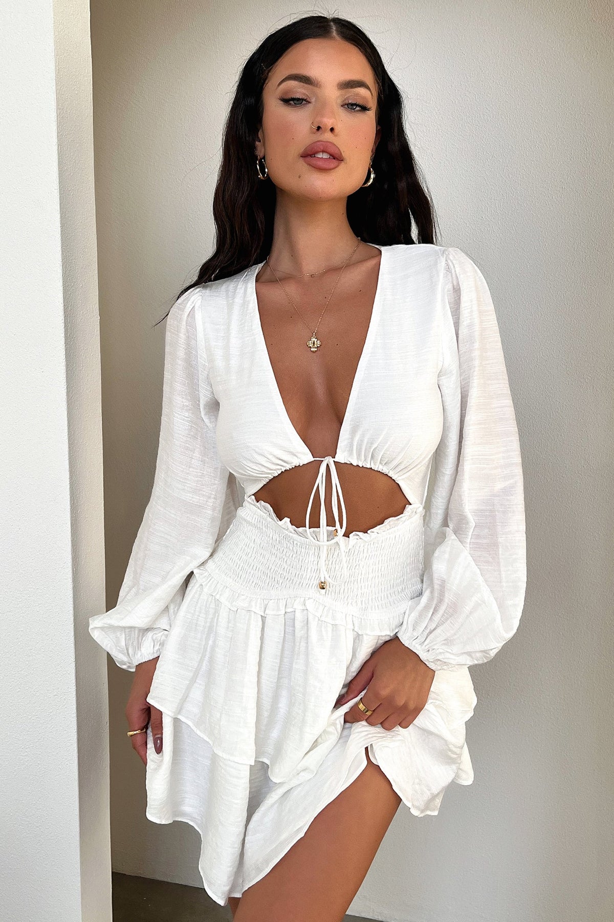 Kari Dress - White
