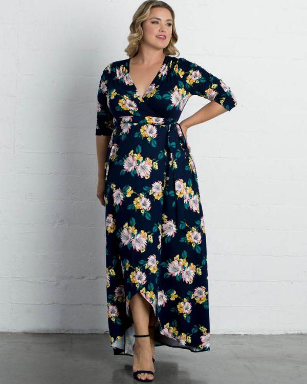 Kiyonna Long Formal Maxi Dress