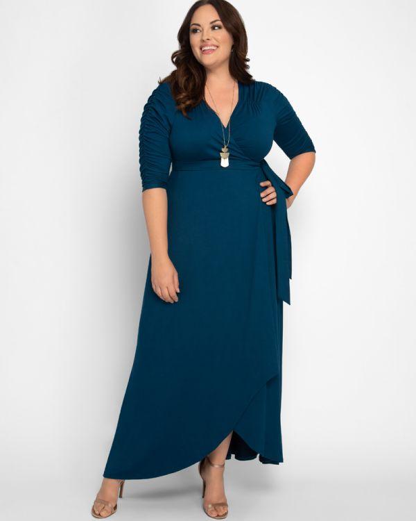 Kiyonna Long Formal Maxi Dress