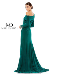 Long Formal Fitted Evening Dress Fitted Silhouette Mac Duggal 12231