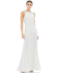 Long Formal Trumpet Evening Dress Trumpet Silhouette Mac Duggal 49093