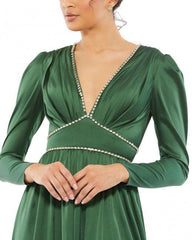 Long Sleeve Formal Evening Gown Long Sleeves Mac Duggal 55702