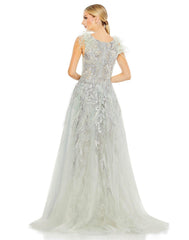 Long Sleeveless Formal Evening Gown Sleeveless Detail Mac Duggal 20259