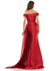 Marsoni Prom Long Off Shoulder Formal Dress 1215