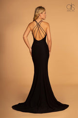 Prom Long Open Back Mermaid Evening Dress