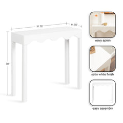 Maida Wood Console Table