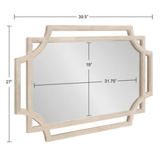 Minuette Wood Framed Wall Mirror