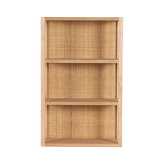 Ori Rattan/Wood Wall Shelf