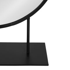 Rouen Round Metal Table Mirror
