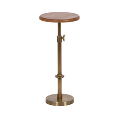 Engles Adjustable Wood Table and Plant Stand